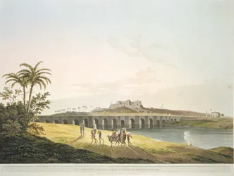 Il ponte armeno, vicino al Monte di San Tommaso, Madras, tavola 36 da 